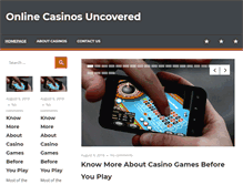 Tablet Screenshot of online-casinos-uncovered.com
